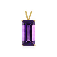 Siberian Amethyst Silver Pendant
