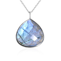 Labradorite Silver Necklace