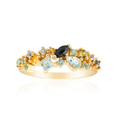 Swiss Blue Topaz Silver Ring