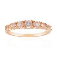 Rose Quartz Silver Ring