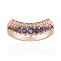 Iolite Silver Ring