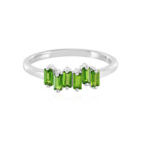 Russian Diopside Silver Ring