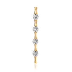 18K IF (D) Diamond Gold Pendant