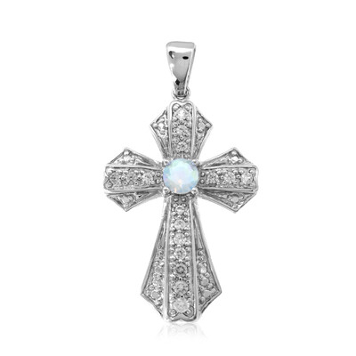 Welo Opal Silver Pendant