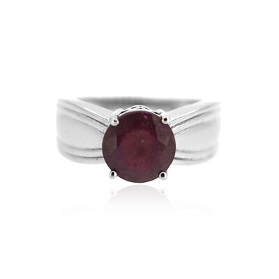 Ruby Silver Ring