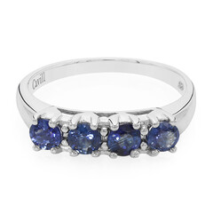 Burmese Blue Sapphire Silver Ring