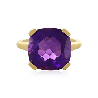 Zambian Amethyst Silver Ring