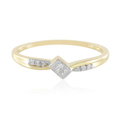 9K SI1 (H) Diamond Gold Ring