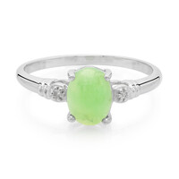 Imperial Chrysoprase Silver Ring