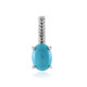Sleeping Beauty Turquoise Silver Pendant (Faszination Türkis)