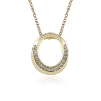9K I2 (I) Diamond Gold Necklace (de Melo)