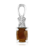 Ammolite Silver Pendant