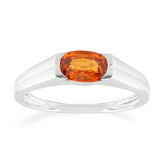 9K Ban Ka Cha Orange Sapphire Gold Ring