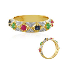 Socoto Emerald Silver Ring