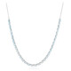 Sky Blue Topaz Silver Necklace