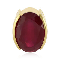 Madagascar Ruby Silver Pendant