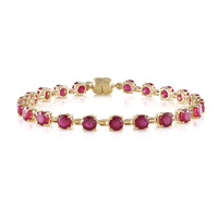 Madagascar Ruby Silver Bracelet