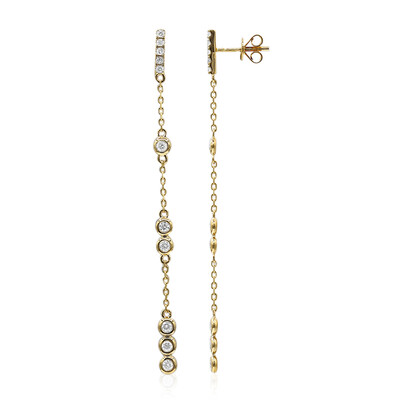 14K I1 (H) Diamond Gold Earrings (CIRARI)