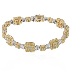 14K SI2 Yellow Diamond Gold Bracelet (CIRARI)