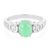 Imperial Chrysoprase Silver Ring