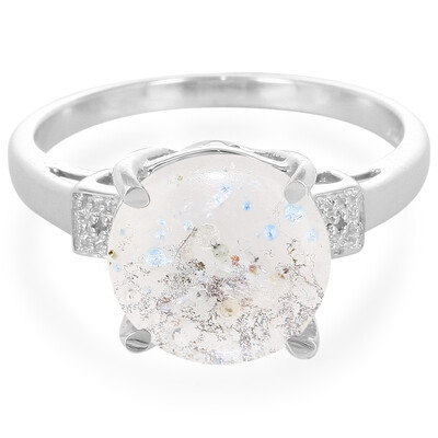 Medusa Quartz Silver Ring