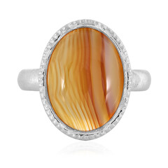 Agate Silver Ring
