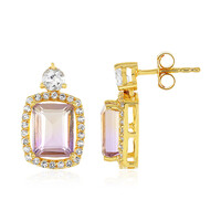 Ametrine Silver Earrings
