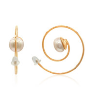 Freshwater pearl Silver Earrings (TPC)
