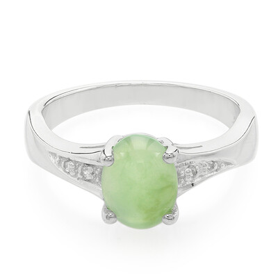 Imperial Chrysoprase Silver Ring