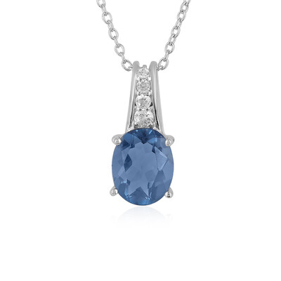 Colour Change Fluorite Silver Necklace