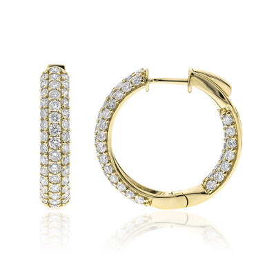 14K I1 (H) Diamond Gold Earrings (CIRARI)