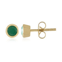 Socoto Emerald Silver Earrings