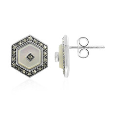 Mother of Pearl Silver Earrings