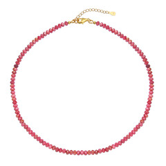 Rhodonite Silver Necklace