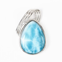 Larimar Silver Pendant