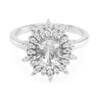 Petalite Silver Ring