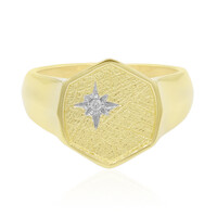 I1 (G) Diamond Silver Ring