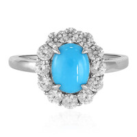 Sleeping Beauty Turquoise Silver Ring