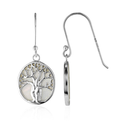 Mother of Pearl Silver Earrings