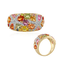 9K Fancy Sapphire Gold Ring (Adela Gold)