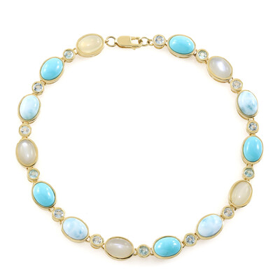 White Moonstone Silver Bracelet (KM by Juwelo)