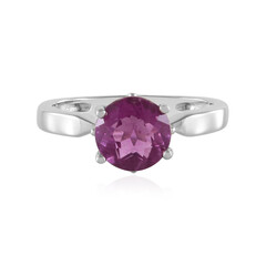 Pink Flouorite Silver Ring