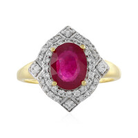 Madagascar Ruby Silver Ring