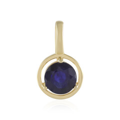Madagascar Blue Sapphire Silver Pendant