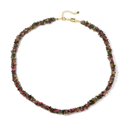 Fancy Tourmaline Silver Necklace