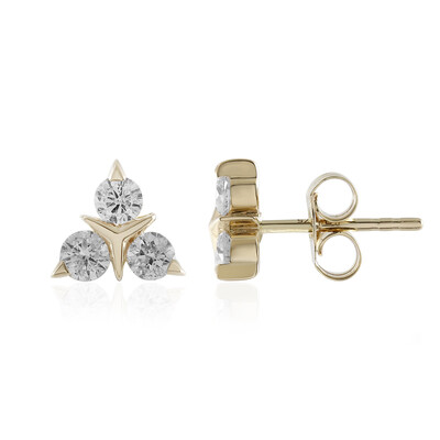 9K I2 (H) Diamond Gold Earrings (de Melo)