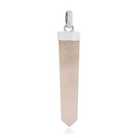 Rose Quartz Silver Pendant