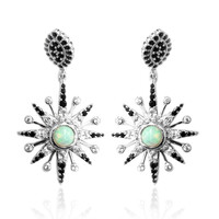 Welo Opal Silver Earrings (Dallas Prince Designs)