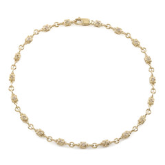 9K I2 Brown Diamond Gold Bracelet