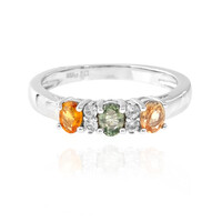 Fancy Sapphire Silver Ring